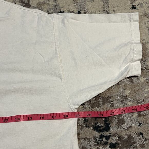 Vintage Fruit of The Loom Cropped T Shirt Cowboy Women M Western Country Music - Picture 8 of 9